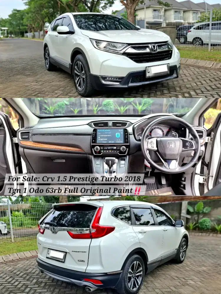 [Km 63rb] CRV Prestige 2018 Turbo Original Paint