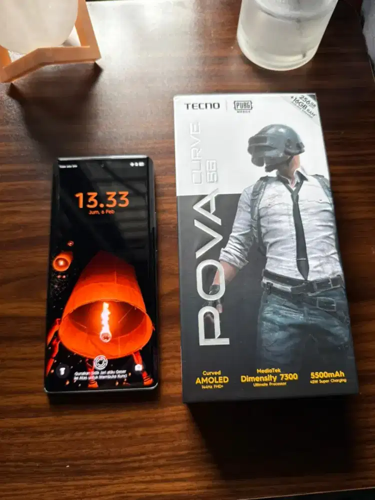 Tecno Pova Curve 5G 8gb/256gb Mulus Fullset Garansi!