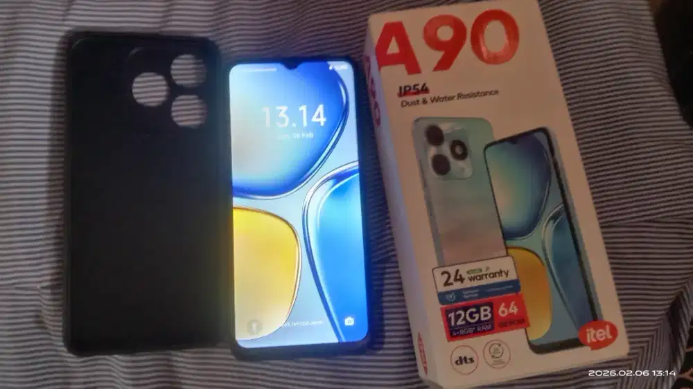 Jual BU hp Itel Ram.4+4/64Gb fullset