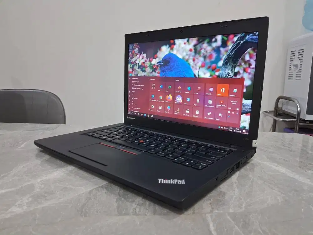 Laptop LENOVO i5 8GB SSD Batre GANDA KUAAT W10 ORI ThinkPad SLIM Grnsi