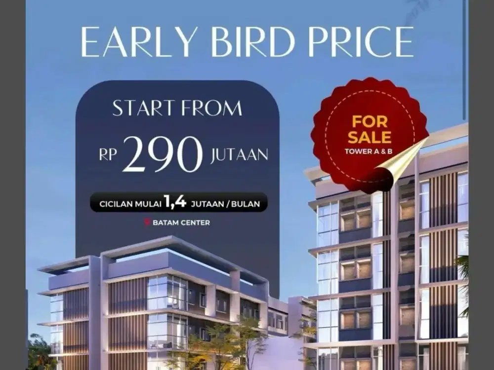 Launching soon  Apartment dijantung kota batam