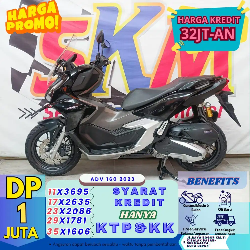 (bayar angsrn 50rb/hari lngsng bawa plng MTR) adv 2023 cash credt