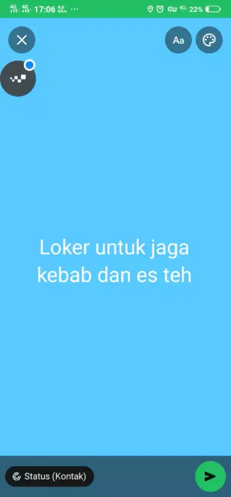 LOKER JAGA KEBAB DAN ES TEH
