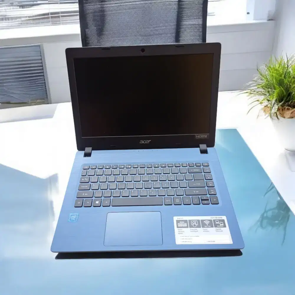 Laptop Acer Muluss Like New Slim Segel No Minus