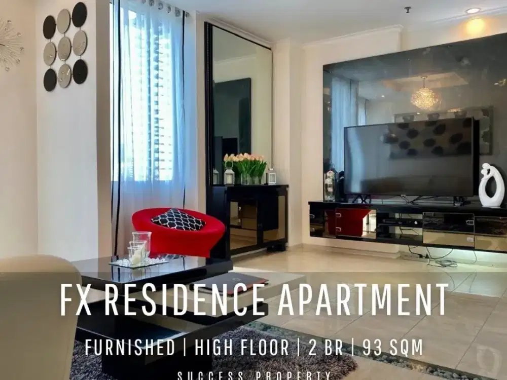 FOR SALE or RENT! FX Residence Apartment High Floor Fully Furnished SCBD View