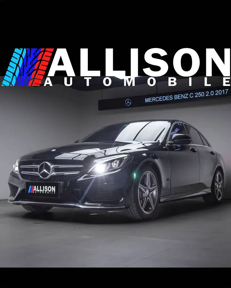 [LOW KM 60RIBUAN!!!] Mercy C250 2.0 AMG Line AT 2017 Genap