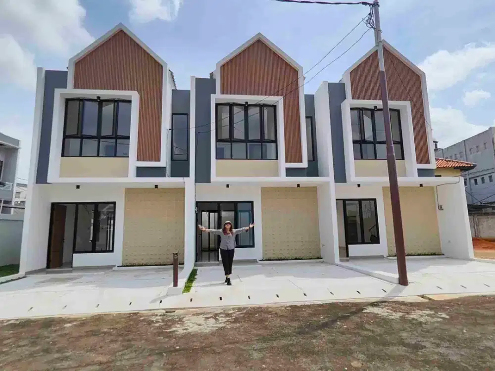 DIJUAL RUMAH MODERN DALAM CLUSTER DI JAKARTA BARAT HANYA 1M AN