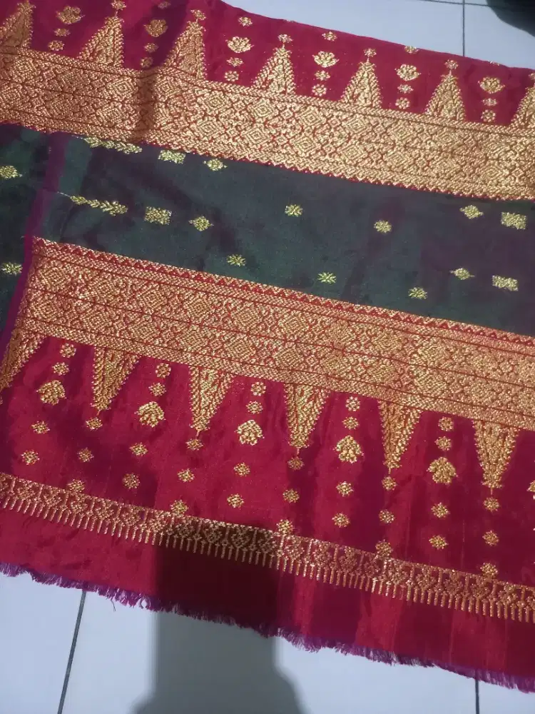 SONGKET PALEMBANG ASLI (SATU SETEL)