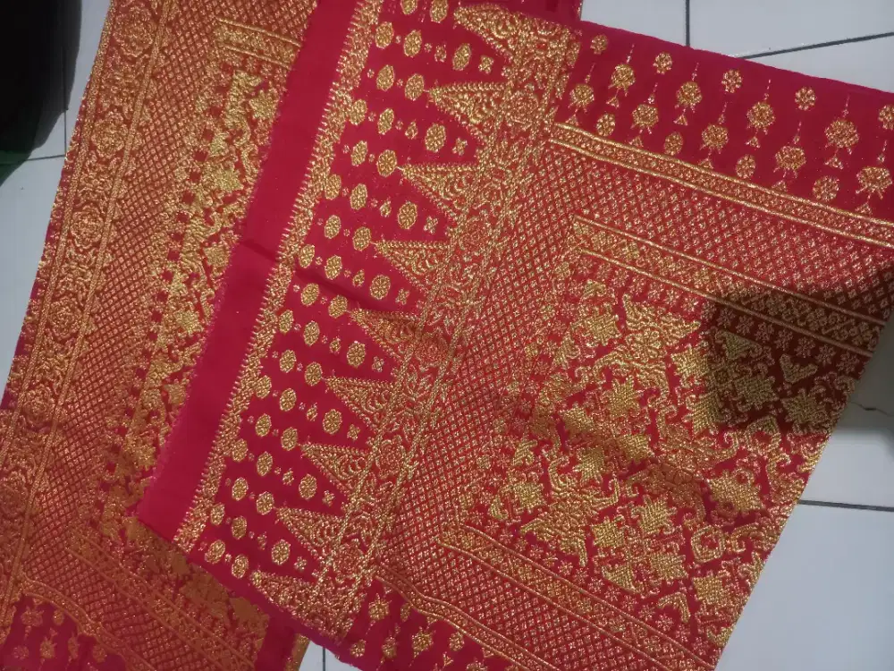SONGKET PALEMBANG ASLI (SATU SETEL)