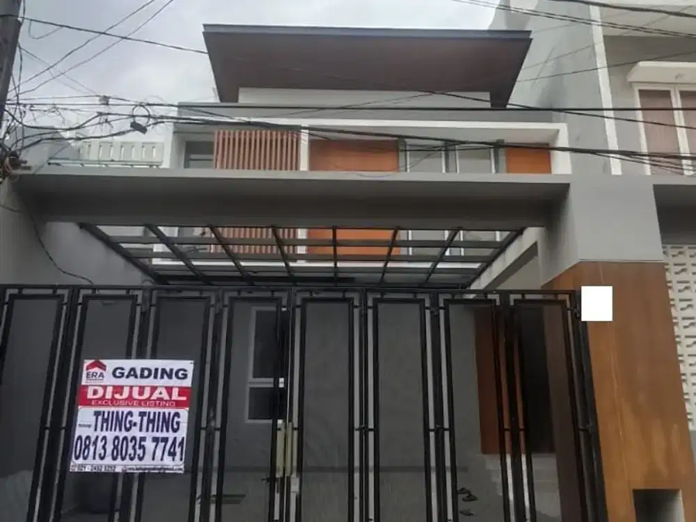 Ss.3634 - Murah !! Dijual Rumah Brand New 8x15 Minimalis Siap Huni di Kelapa Nias Hadap Selatan