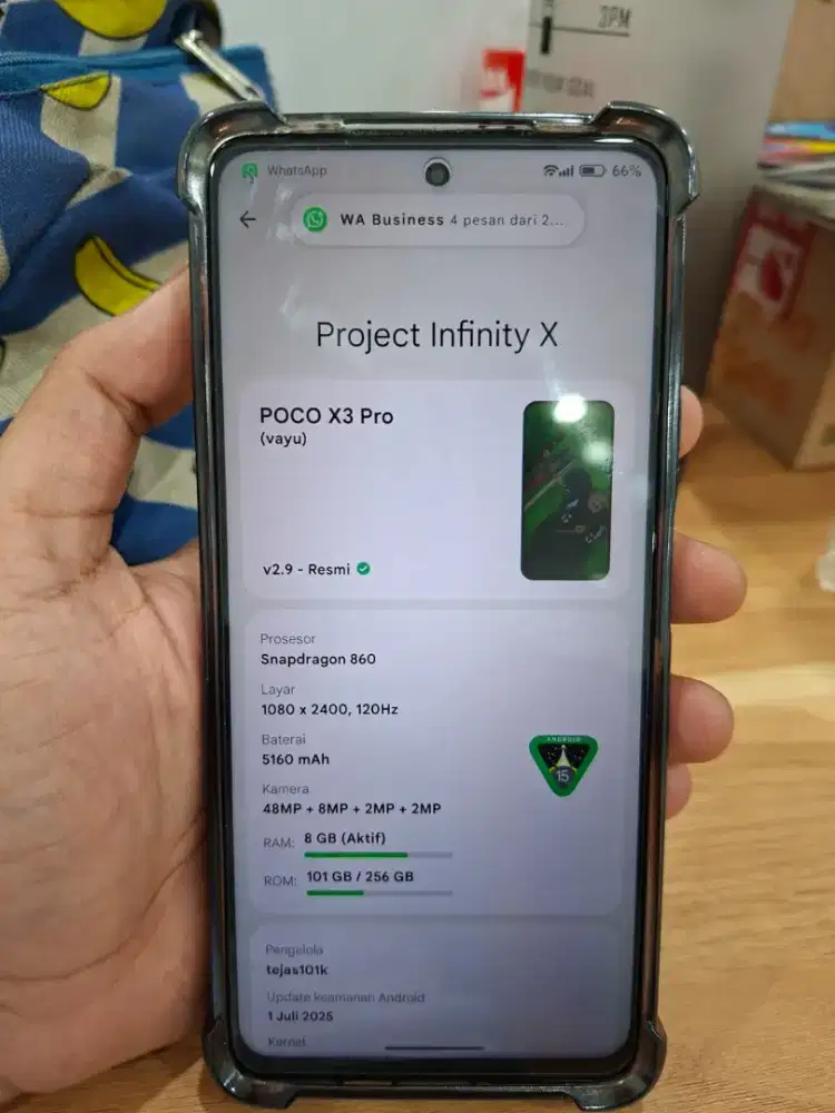 poco x3 pro ram 8/256 nominus, Snapdragon 860