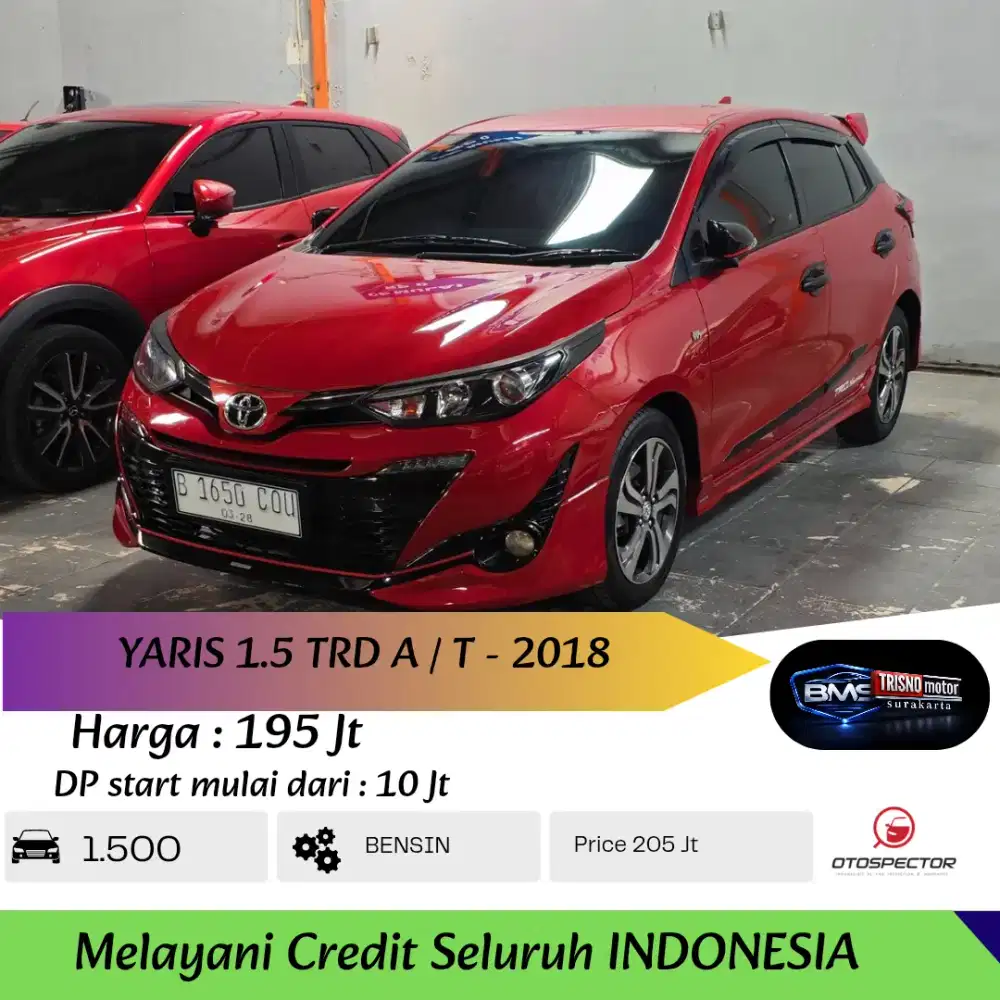 ( DP 10jt ) YARIS 1.5 TRD SPORTIVO 2018 AT