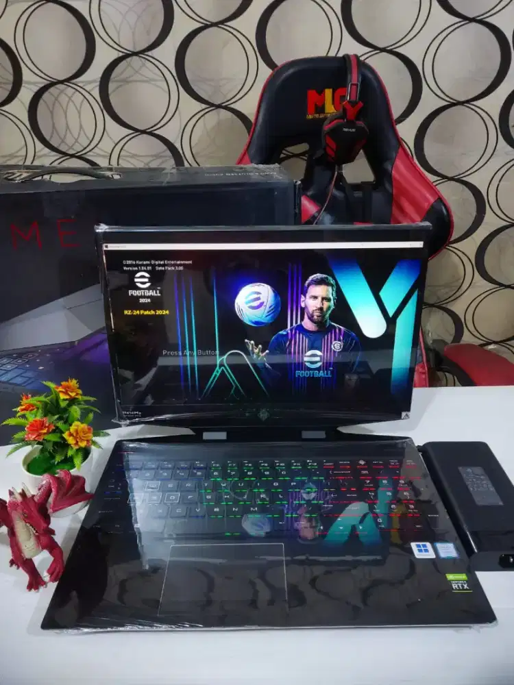 HP OMEN 15 DH000 F51 NVIDIA RTX VRAM 6GB [RAM 16GB/SSD 1TB VGA RTX]