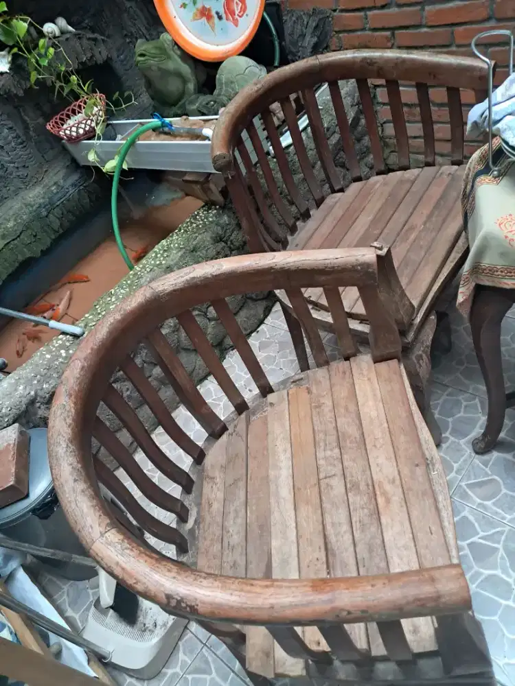 Kursi lenong asli jati