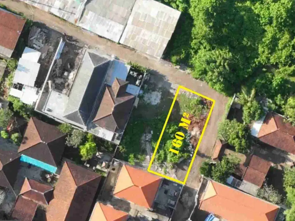 Jual Tanah Hook Harga Global Luas 1.6are Jl Puri Gading Jimbaran Zona Kuning