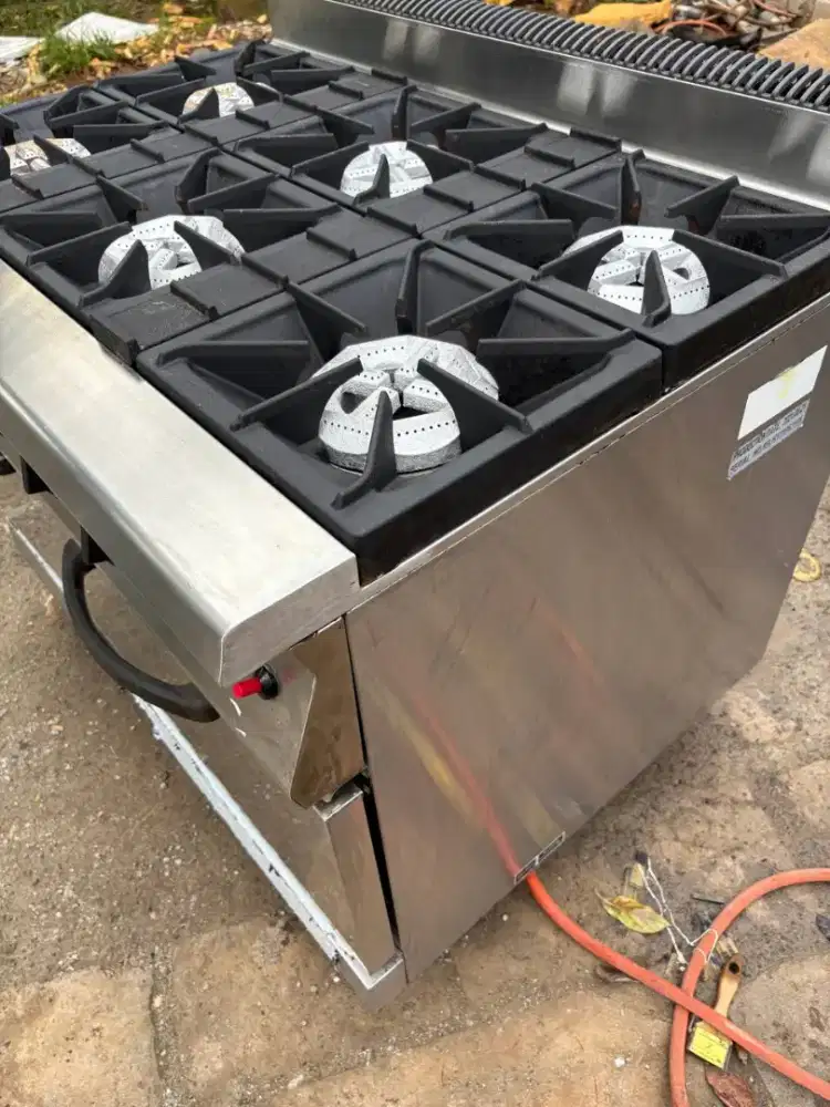 Best Deal kompor 6 tungku low pressure + oven 
ukuran 105