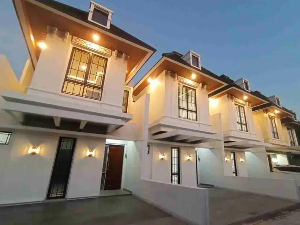Dijual Rumah Baru Townhouse Classic Bisa KPR lokasi Strategis Jatimekar Jatiasih Kota Bekasi