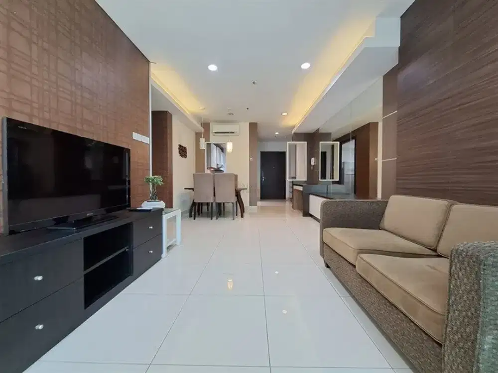 Good Recommend & Siap Huni, Disewakan Apartement Central Park Residences 2BR Furnished Interior Lengkap Nyaman, Area Strategis Di Tanjung Duren