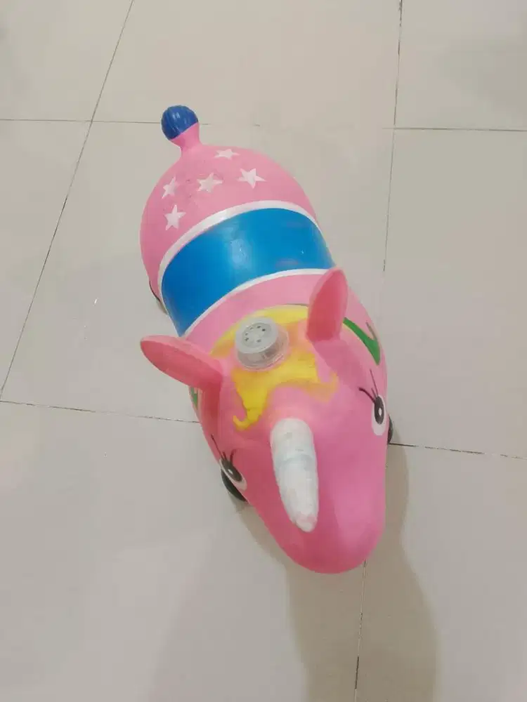 kuda kudaan karet anak bisa nyala jumping horse