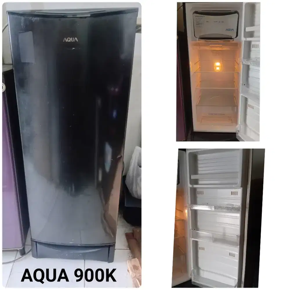Kulkas AQUA bekas bergaransi