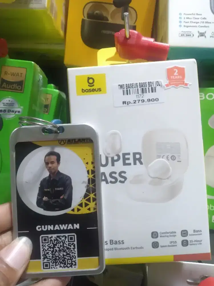 Headset BT BASEUS BASS BD1 ATLANTIS DAHSYAT