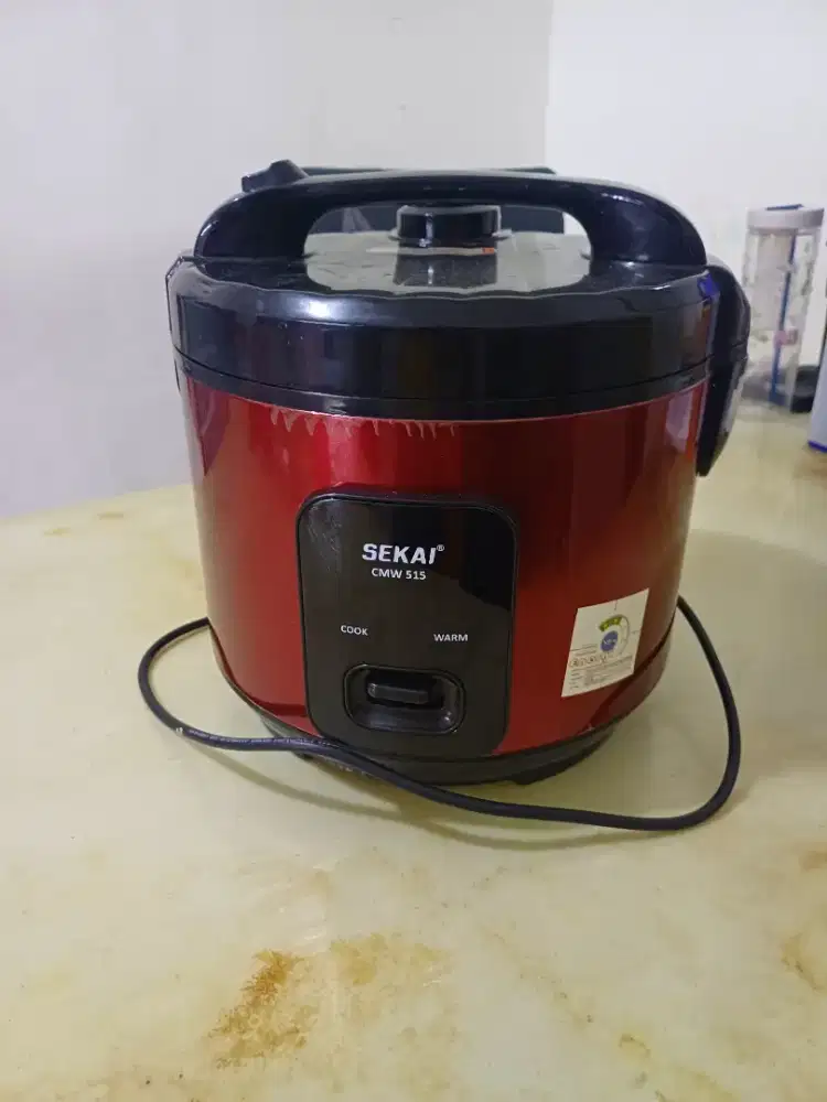 Jual rice cooker 1.8L dan kompor 2 tungku bonus selang