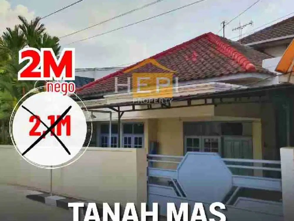 Di Jual Rumah Cantik 2 Lantai di Tanah Mas Semarang