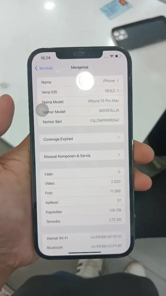 Iphone 12 pro max 128gb inter