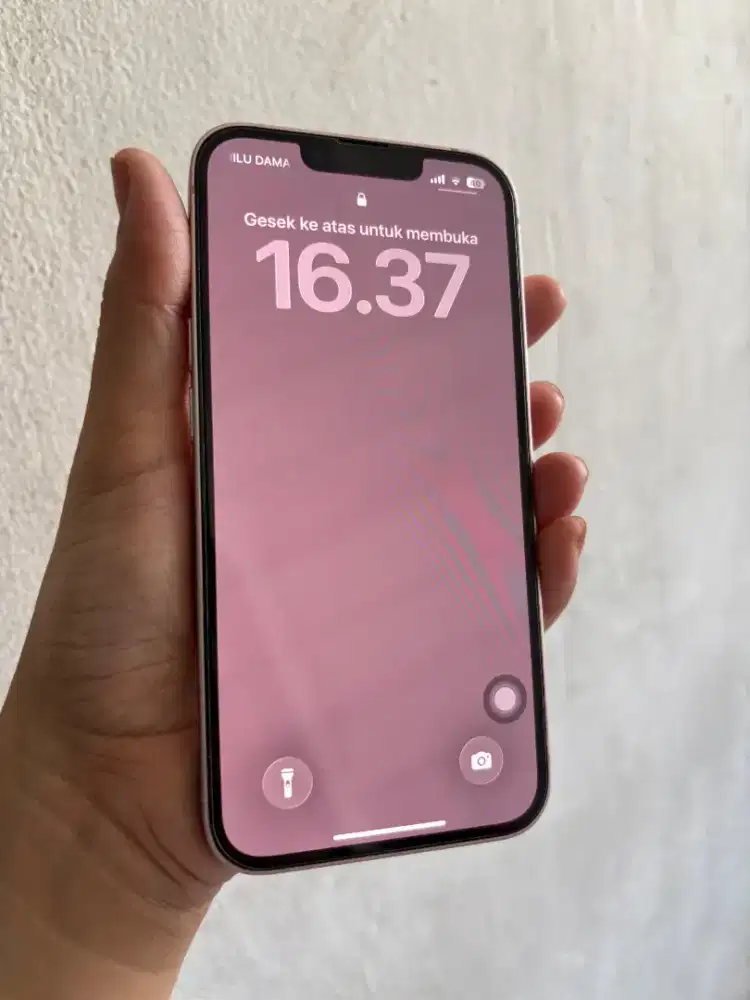 dijual iphone 13 pink 128gb fullset