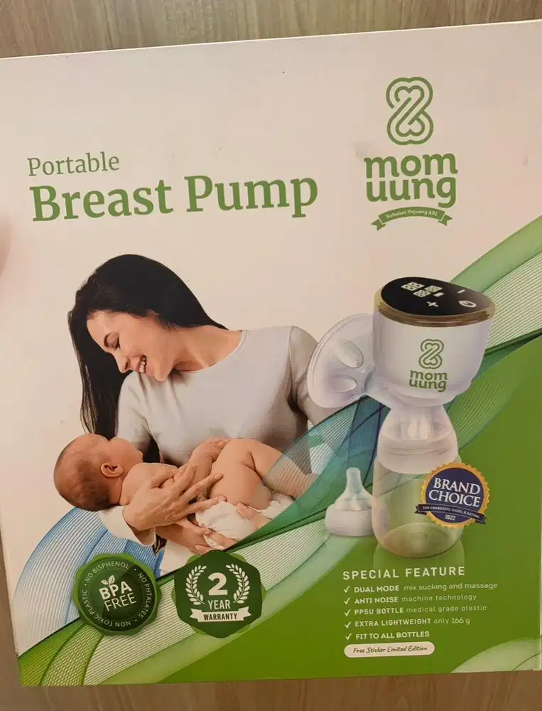 Dijual pumping asi mom uung portable dual mode