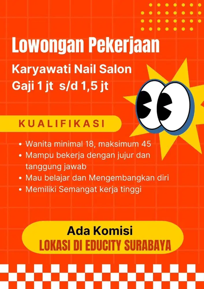 Dibutuhkan karyawati nail salon