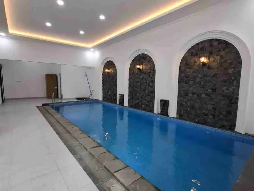 Rumah Clasik modern baru semi furnished view gunung Sentul city Bogor Babakan madang