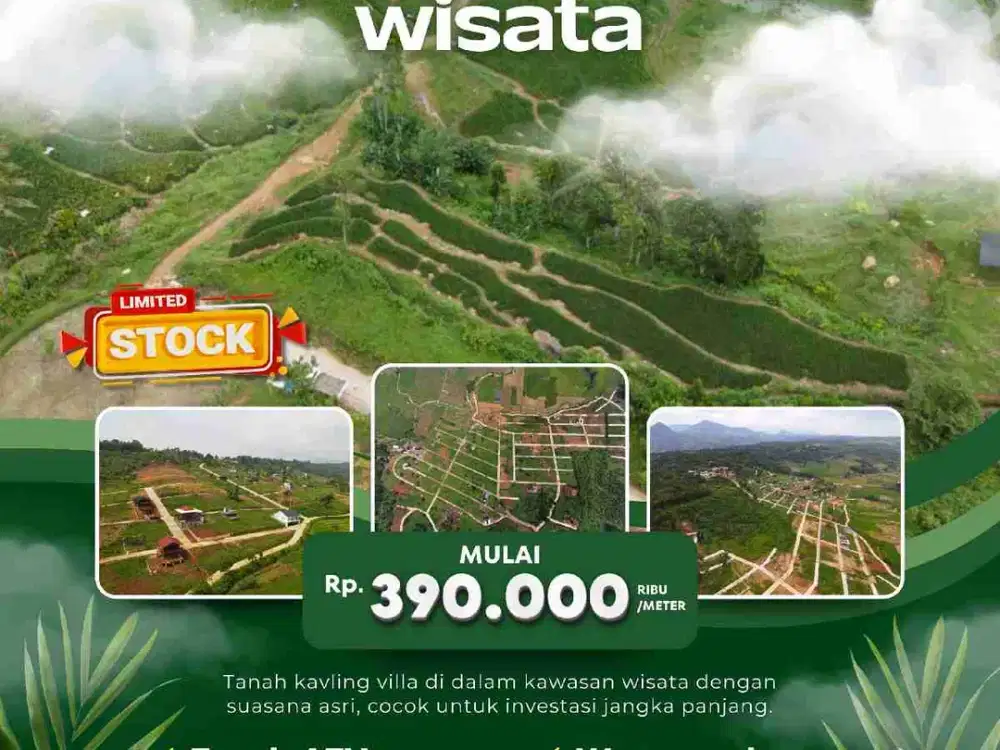 Jual Tanah Kavling Wisata Keluarga di Bogor Deket pusat Pemerintahan