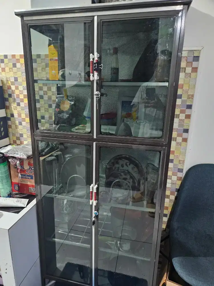 Lemari / Rak piring almunium