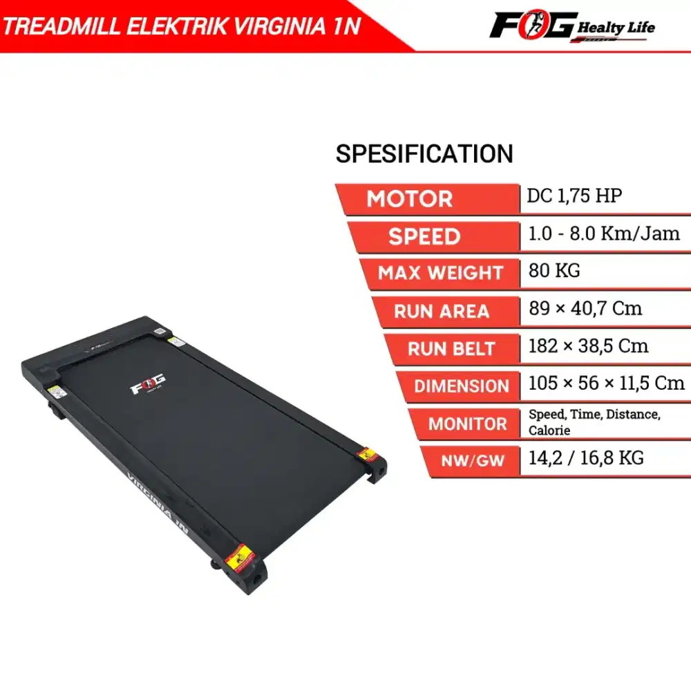 Treadmill Virginia 1N