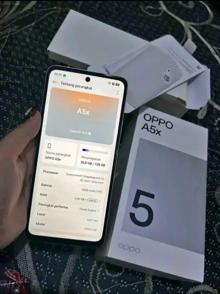 Oppo A5x 4+4 128 polar white