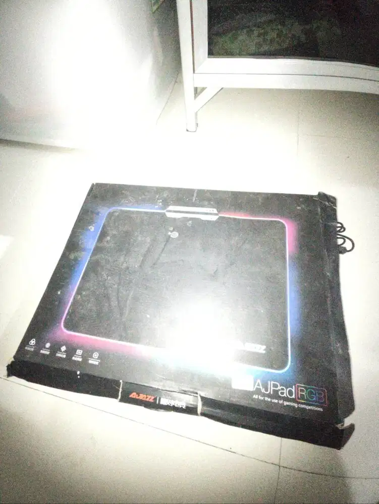jual mousepad ajazz rgb bekas