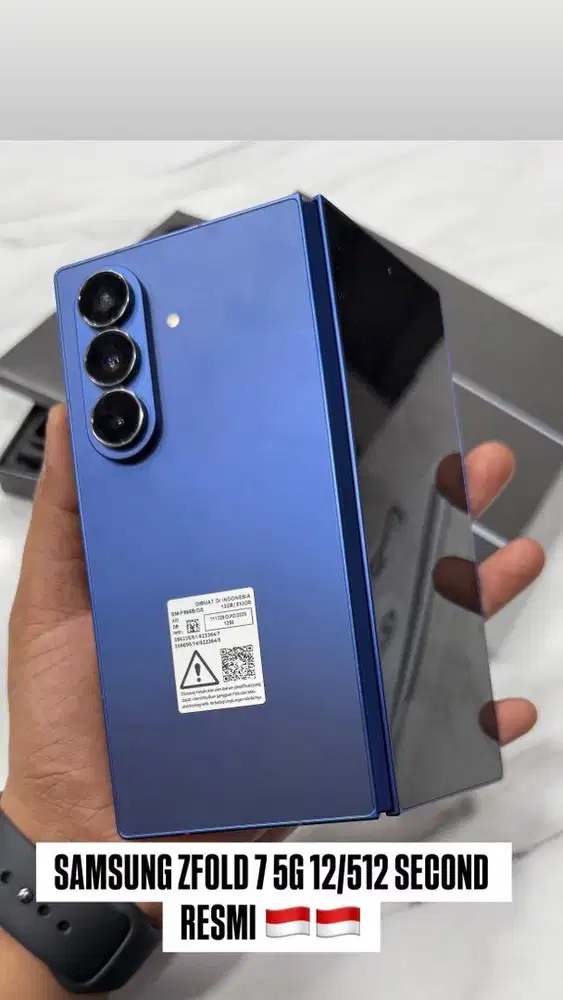 SAMSUNG ZFOLD 7 12/512GB SECOND RESMI FULLSET ORIGINAL