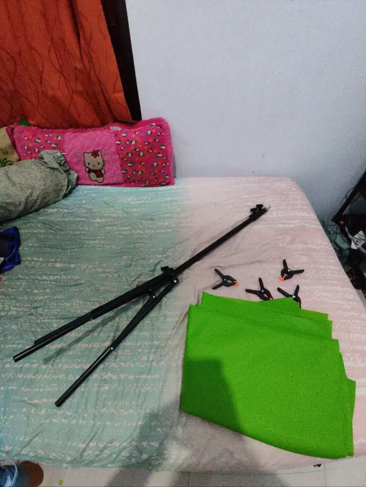 jual green screen bekas