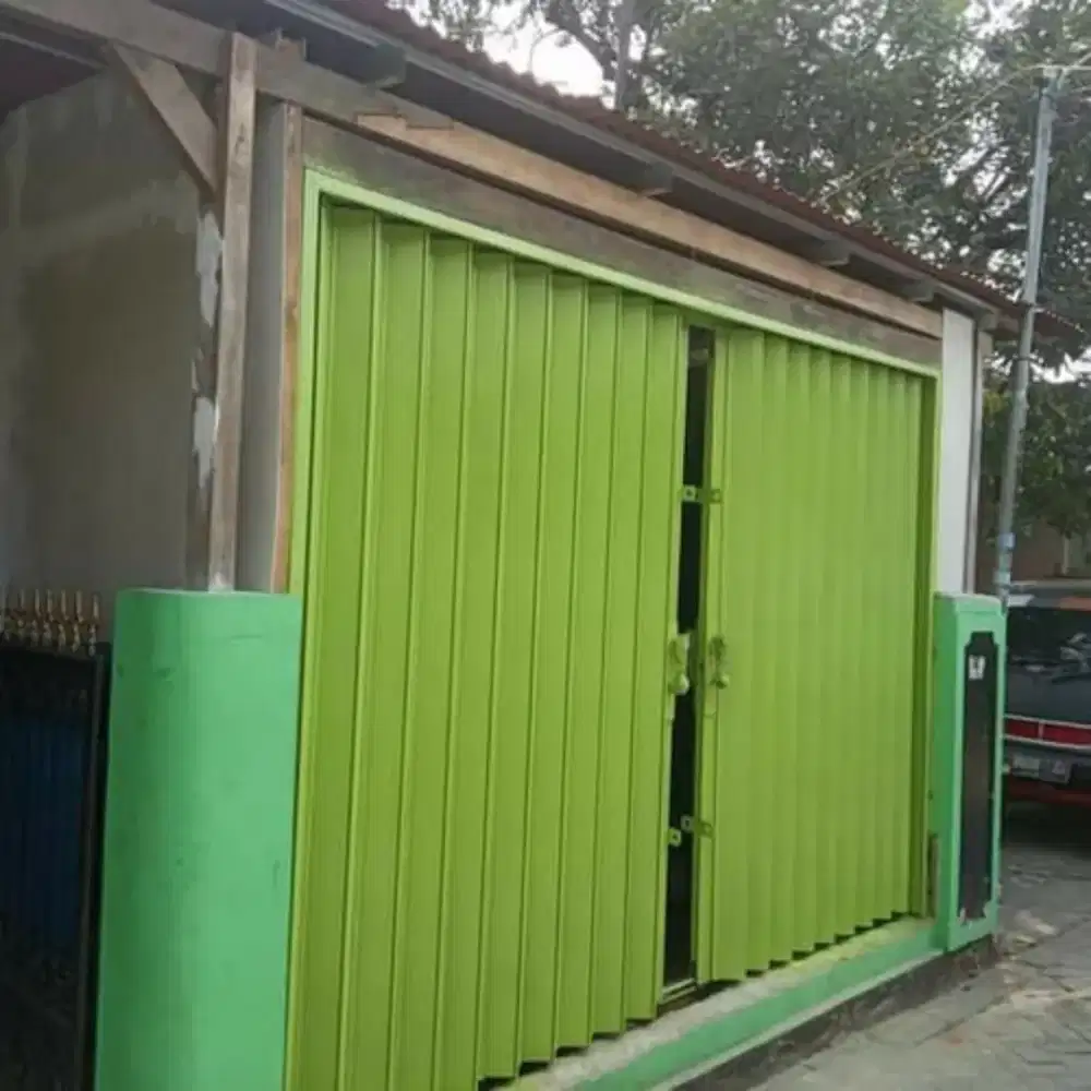 Rolling door dan folding gate besi galvalum