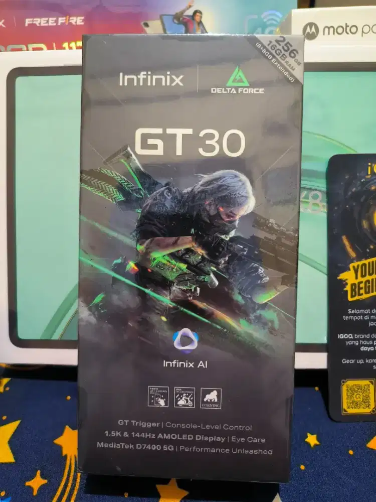 INFINIX GT 30 5G. BNIB/BARU/SEGEL. GARANSI RESMI BISA COD SERKOT