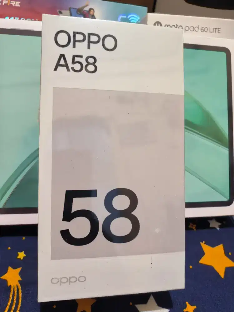 OPPO A58 NFC. RAM 8GB+128GB. BNIB/BARU/SEGEL. GARANSI RESMI