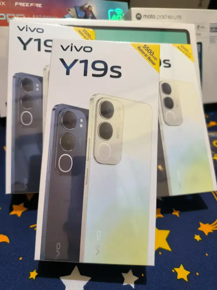 VIVO Y19S RAM 4GB+64GB. BARU. SEGEL. GARANSJ RESMI. BISA COD