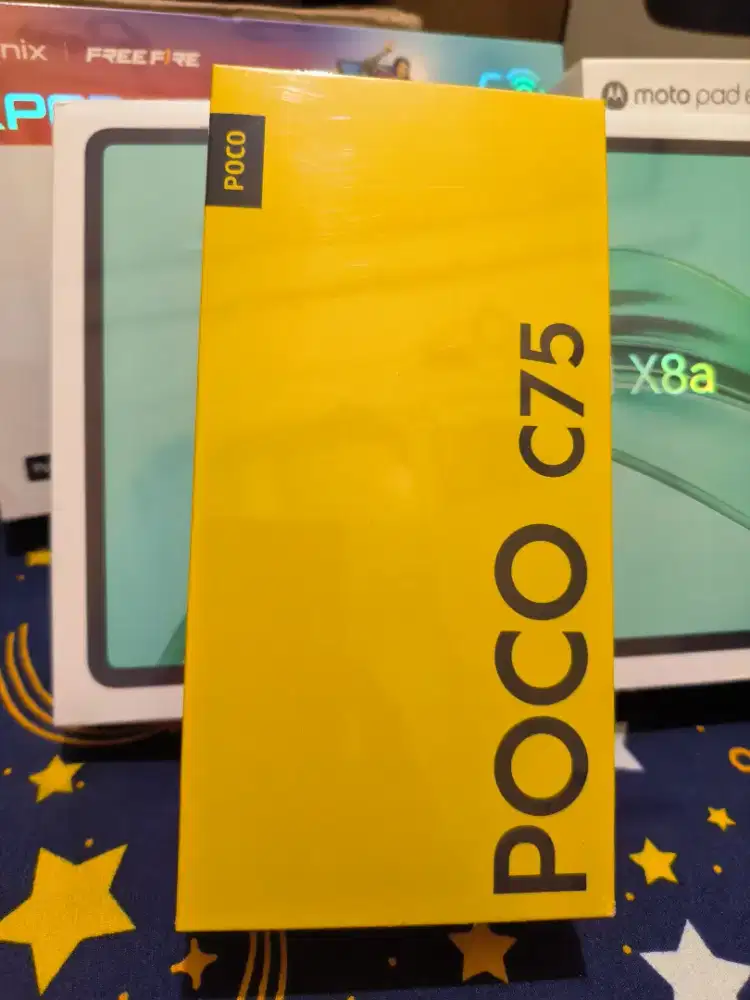 POCO C75 NFC. RAM 6GB+128GB. BARU/SEGEL. GARANSI RESMI. COD SERKOT