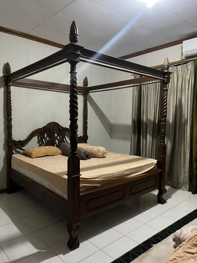 Furniture one set kayu jati kuno asli