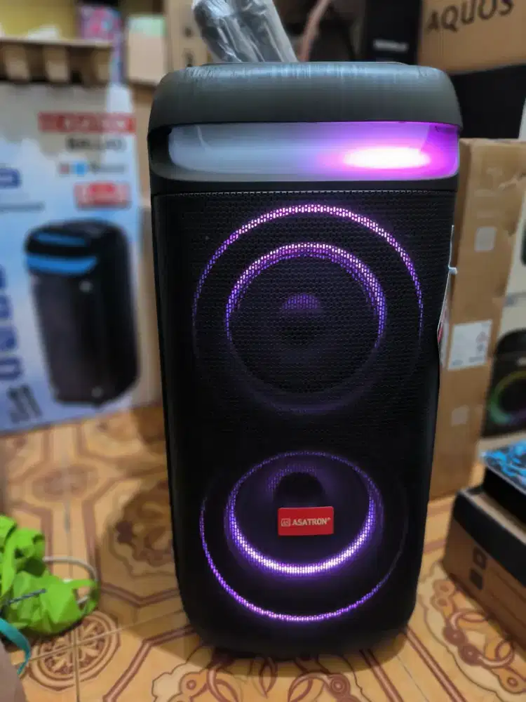 Bluetooth Speaker Asatron Ballad Free 2pcs Mic Wireless