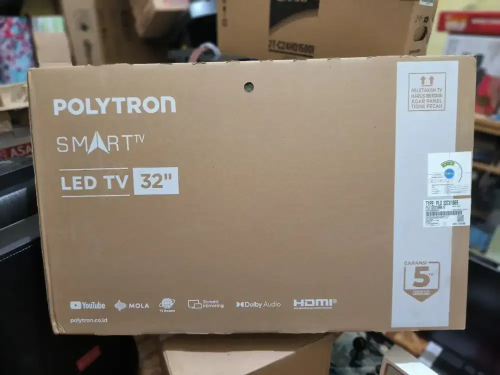 SMART TV LITE POLYTRON 32 INCHI. BARU. BISA KIRIM & BAYAR DI TEMPAT