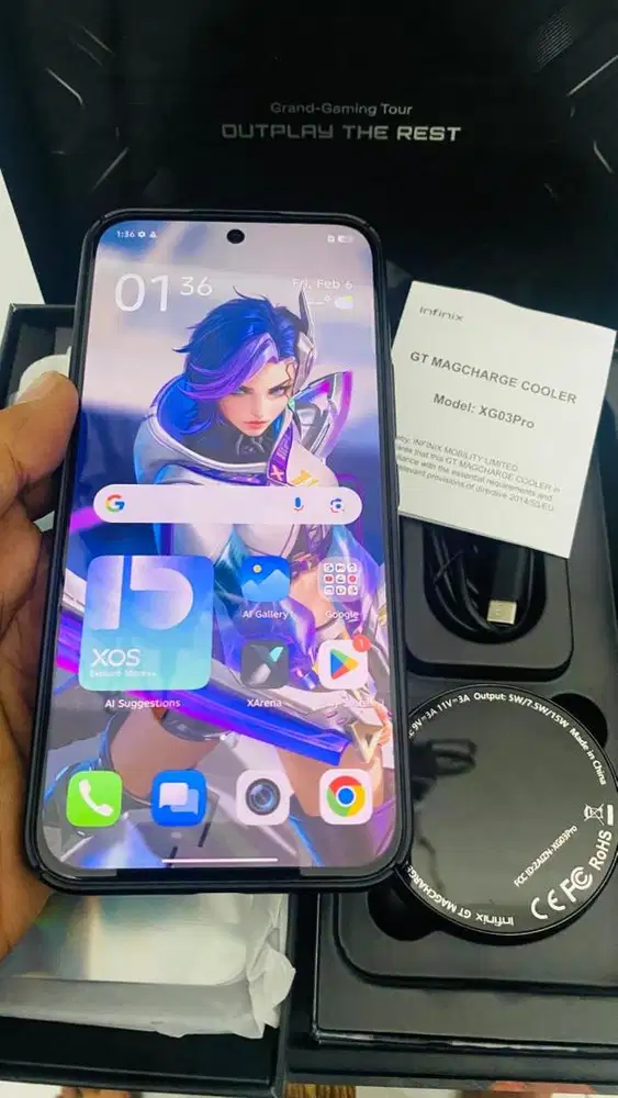 infinix GT 30Pro RAM 8/256gb garansi aktif