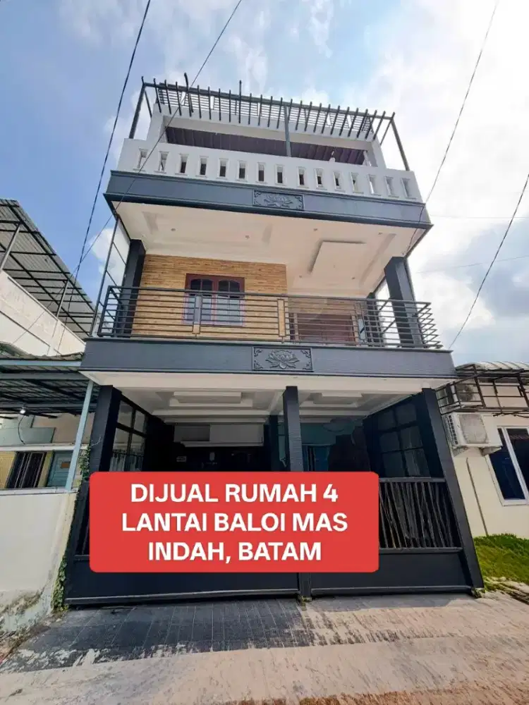 DIJUAL RUMAH 4 LANTAI  BALOI MAS INDAH, BATAM