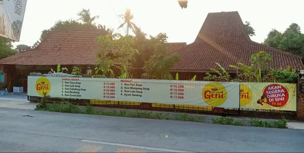 Sambal bakar warung geni